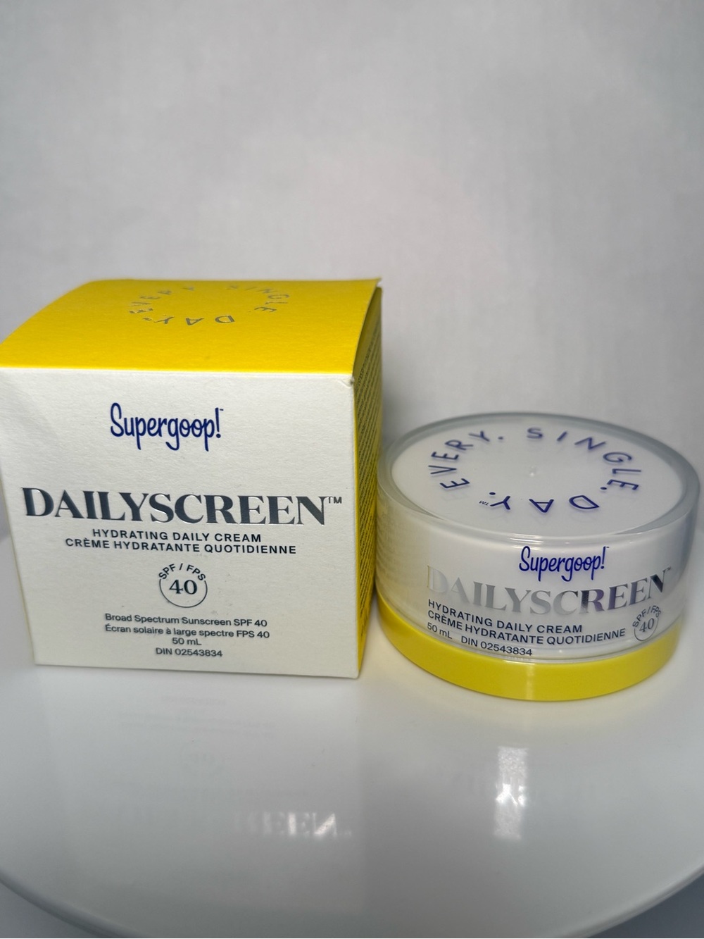 Supergoop! DAILYSCEEN Hydrating Daily Cream SPF 40 exp 6/26